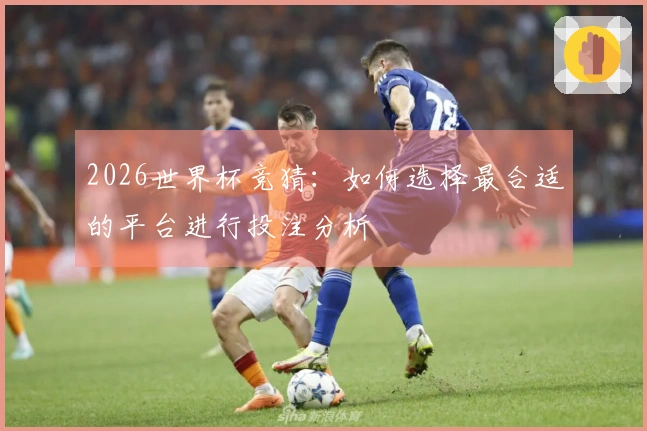 2026世界杯竞猜：如何选择最合适的平台进行投注分析